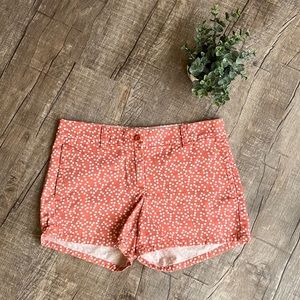 J. Crew 100% cotton polka dot shorts size 4